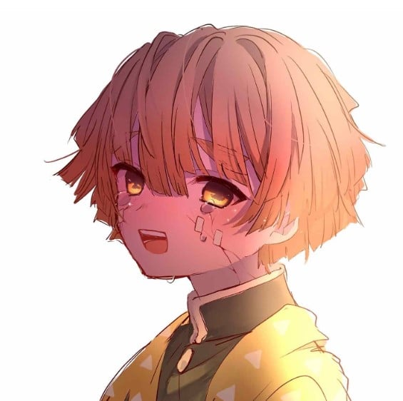 Hình Thanh Gươm Diệt Quỷ Zenitsu Cute