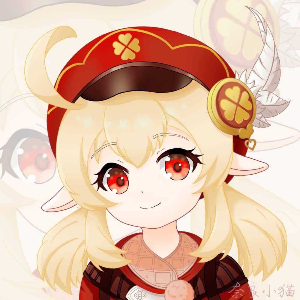 Hình avatar Klee cực đáng yêu