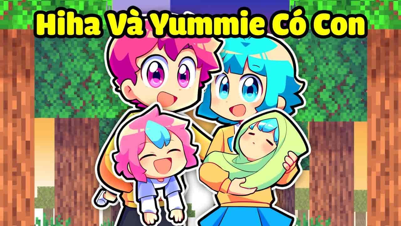 Hình hiha và yummie minecraft mới nhất