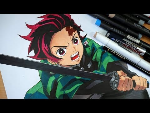 Họa Tranh Anime Tanjiro