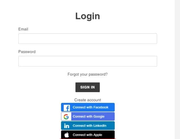 Nhập địa chỉ email và mật khẩu của bạn
