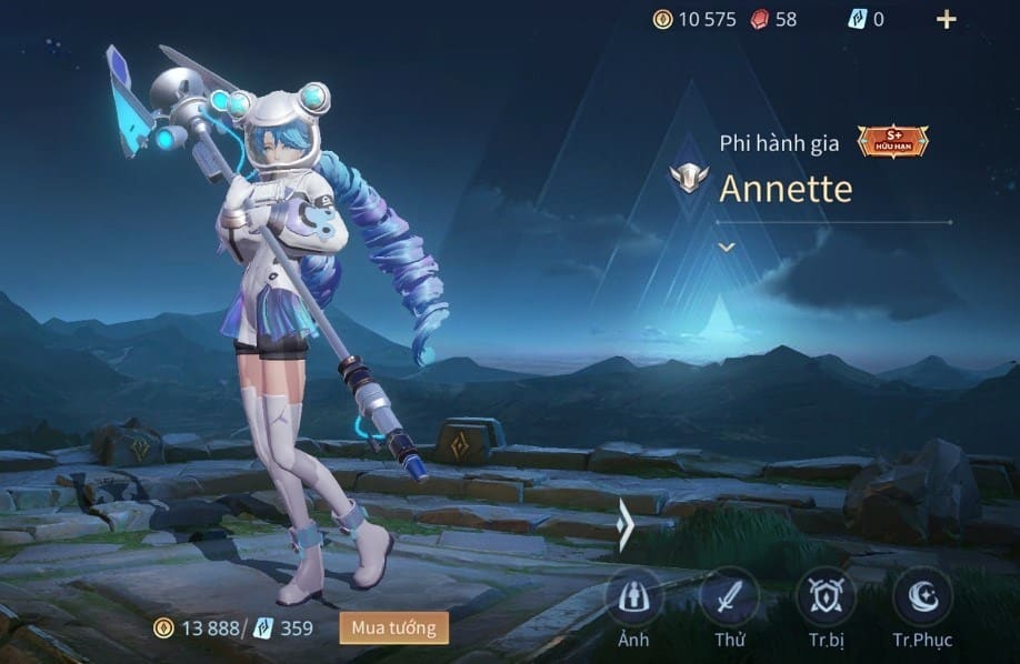 Skin Annette Phi Hành Gia