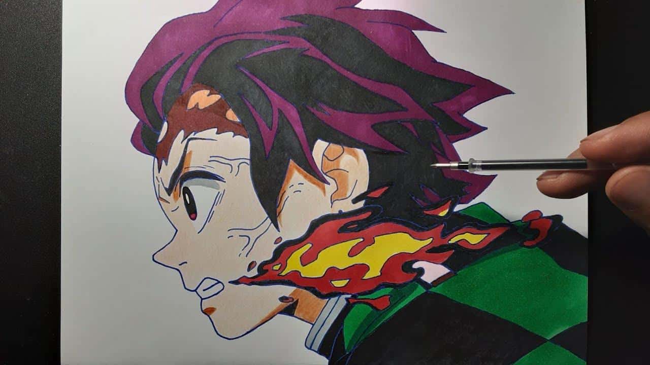 Tranh Anime Tanjiro