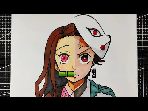Vẽ Tanjiro Và Nezuko