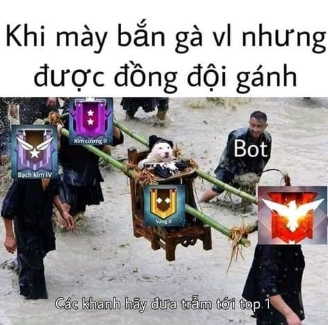 Ảnh chế meme Free Fire vui