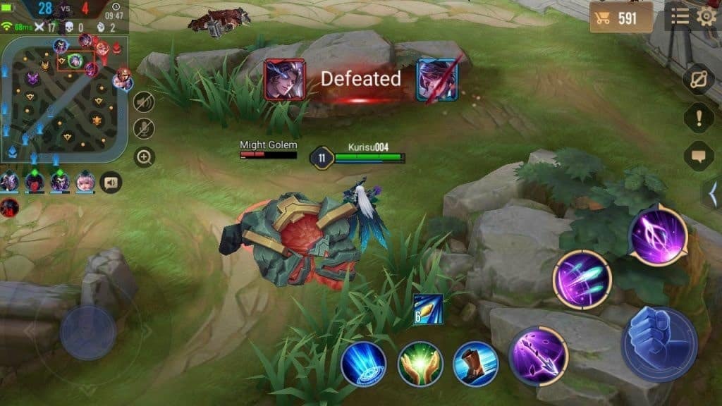 Hình ảnh thua trong game Liên Quân