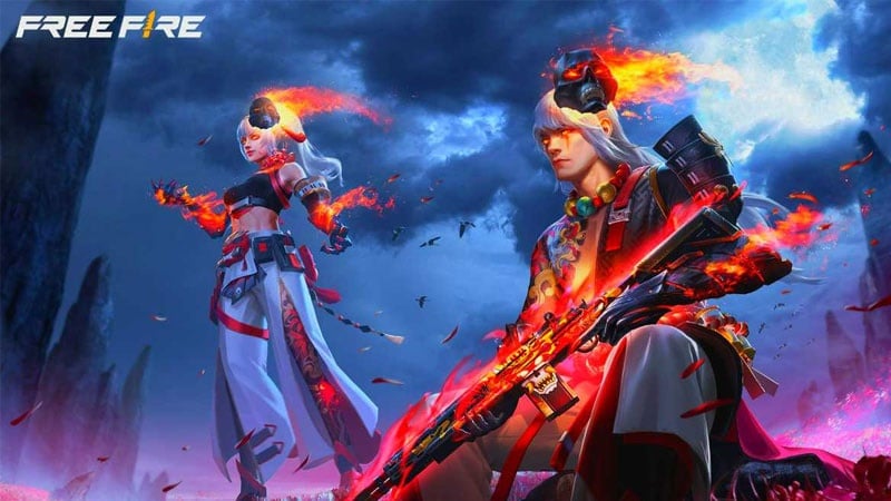 Hình nền Free Fire cháy ngầu