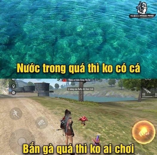 Meme Free Fire dễ thướng
