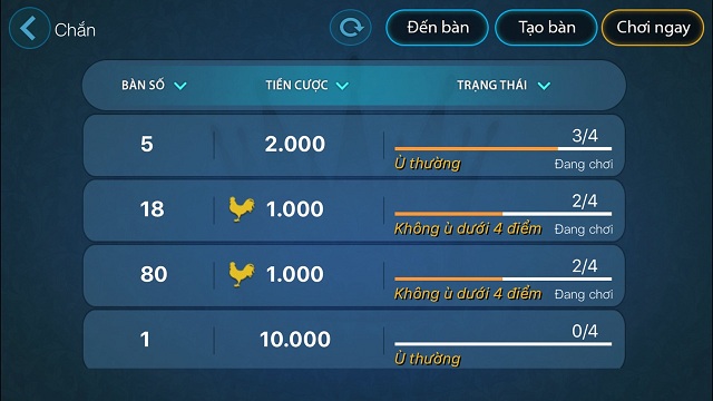 Luật riêng trong cách Đánh Chắn Online
