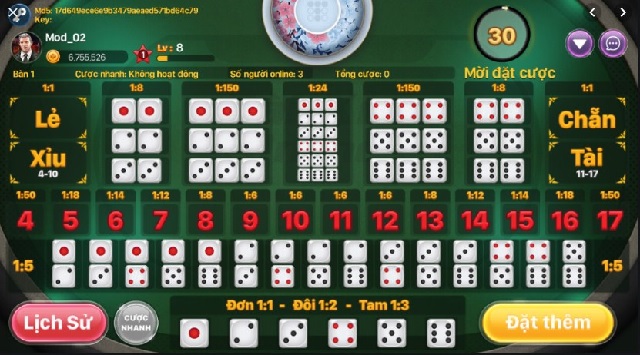 Game Tài xỉu online cá cược thú vị, hấp dẫn