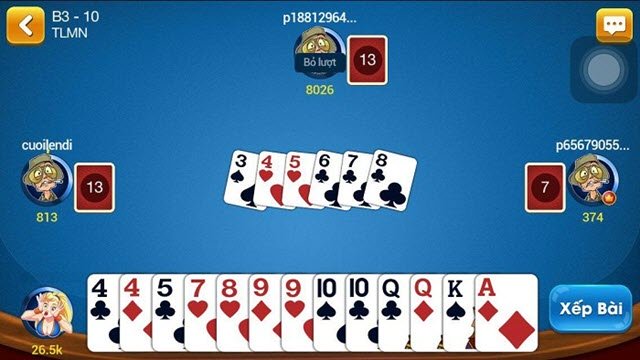 Hướng dẫn cách đánh bài Tiến lên miền Nam đổi thưởng