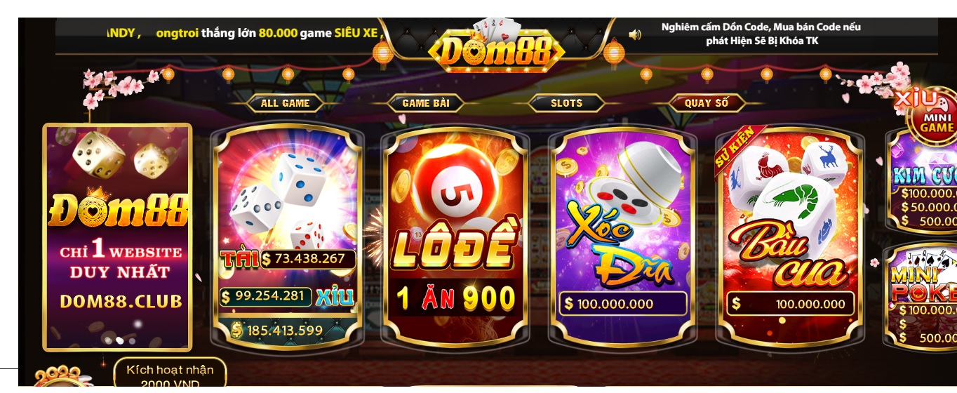Giới thiệu về Dom88 Club