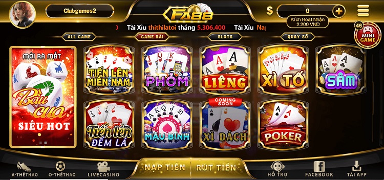 Những điểm nổi bật của cổng game Fa88