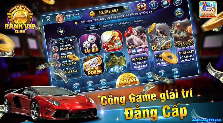 Tại sao Rankvip được mệnh danh là cổng game quốc tế đẳng cấp?