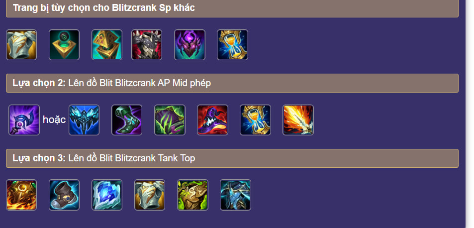 Lời khuyên khi chơi Blitzcrank