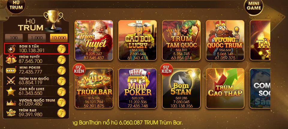 Giới thiệu Chung về cổng game trùm Club