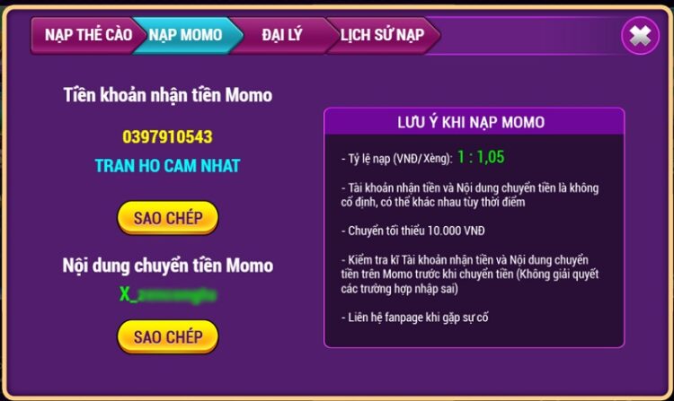 II, Trải nghiệm game bài tại Xeng88 Dev