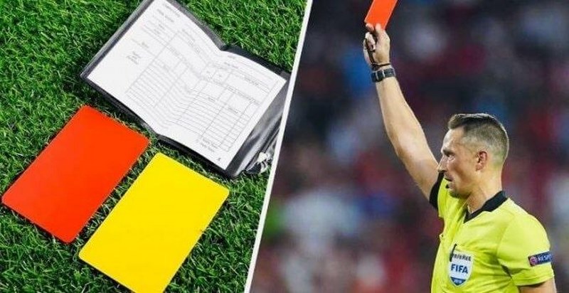 Mỗi thẻ vàng tính 2 điểm, thẻ đỏ tính 3 điểm