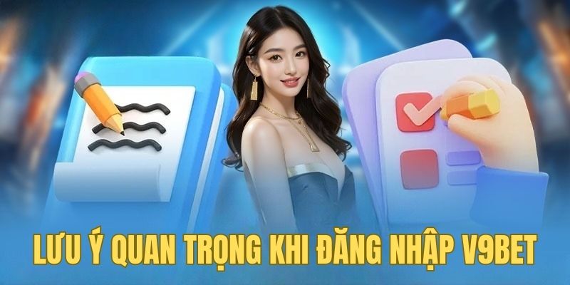 Có 5 điều mà người chơi nên nhớ khi đăng nhập V9BET