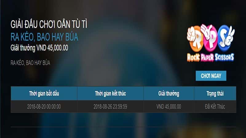 Giải đấu oãn tù tì w88ml