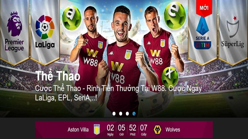 Cược Thể Thao Đẳng Cấp Trên W88keo