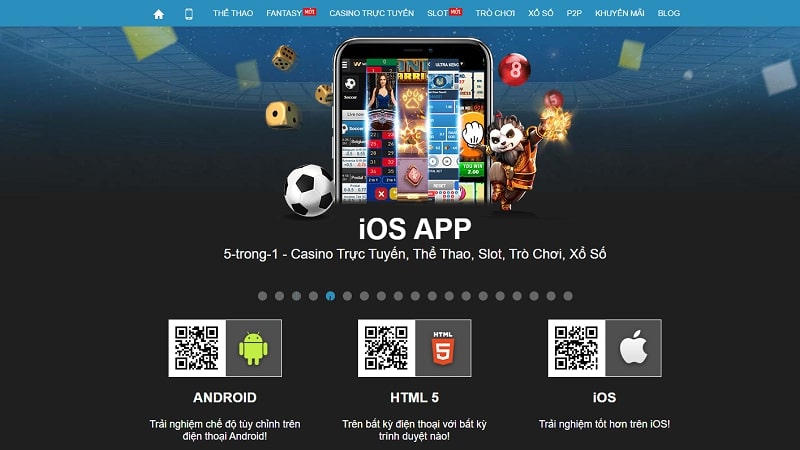Giao Diện W88club Mobile ( m.w88club.com)
